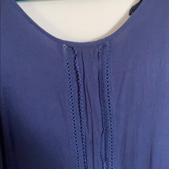 Blue Lace Blouse - Picture 2 of 3